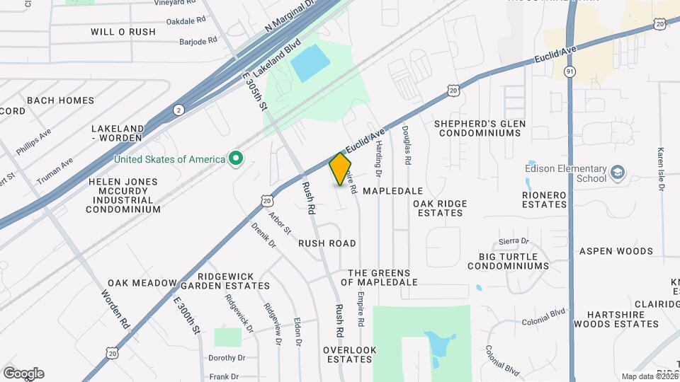 1543 Severn Ln Map and Location Details