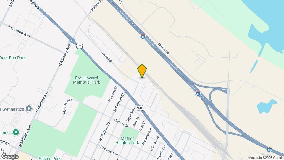 1378 Thrush St Map and Location Details