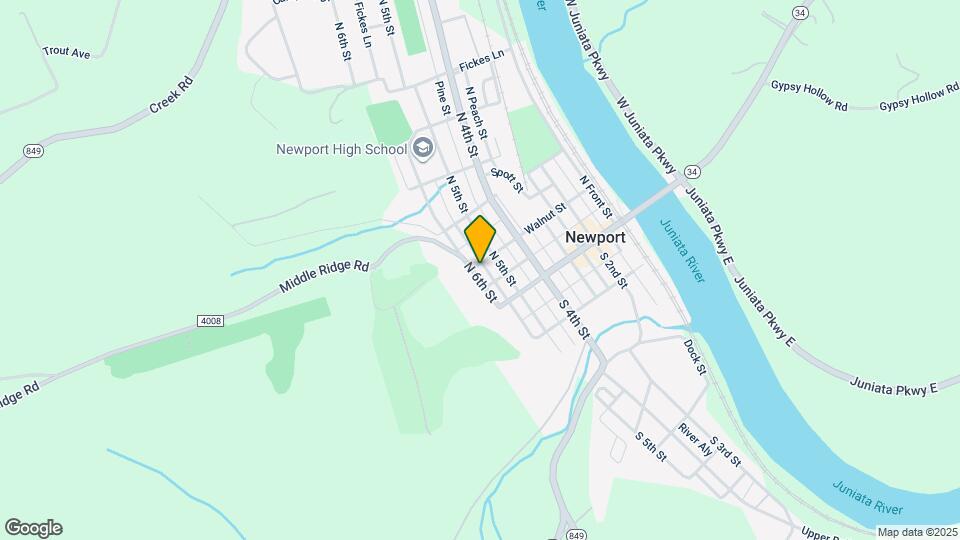 531 Walnut St Map and Location Details