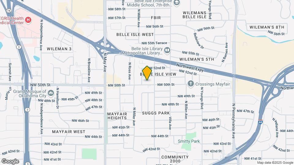 2621 NW 50th St Map and Location Details