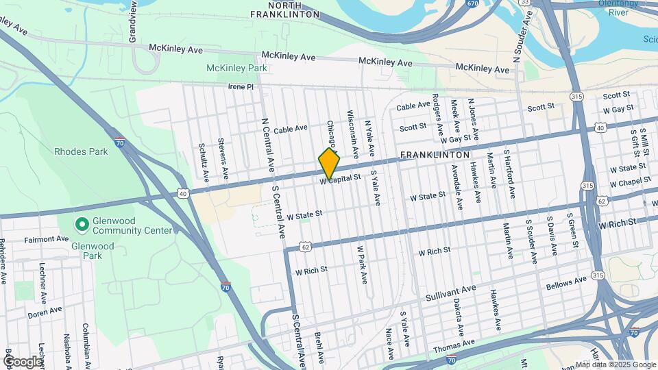 33 S Princeton Ave Map and Location Details