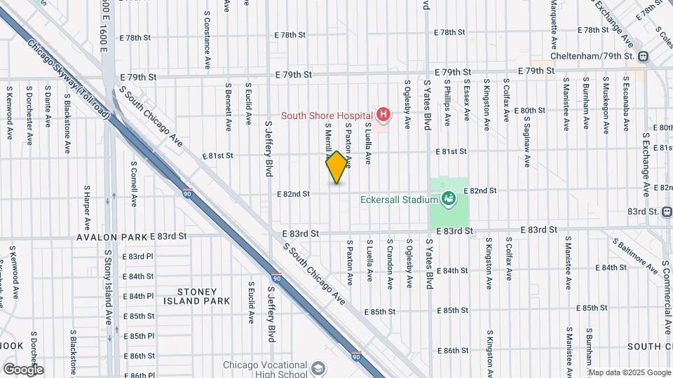 8155 S Merrill Ave, Unit 1N Map and Location Details