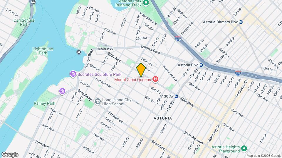 30-17 23rd St Mapa y Detalles de la Ubicación