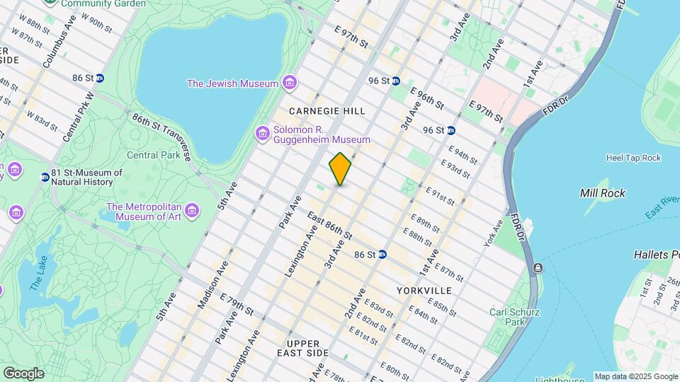 141 E 88th St Mapa y Detalles de la Ubicación