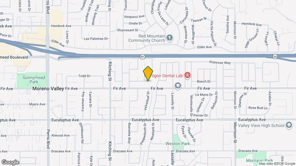 25809 Sweetleaf St Map and Location Details