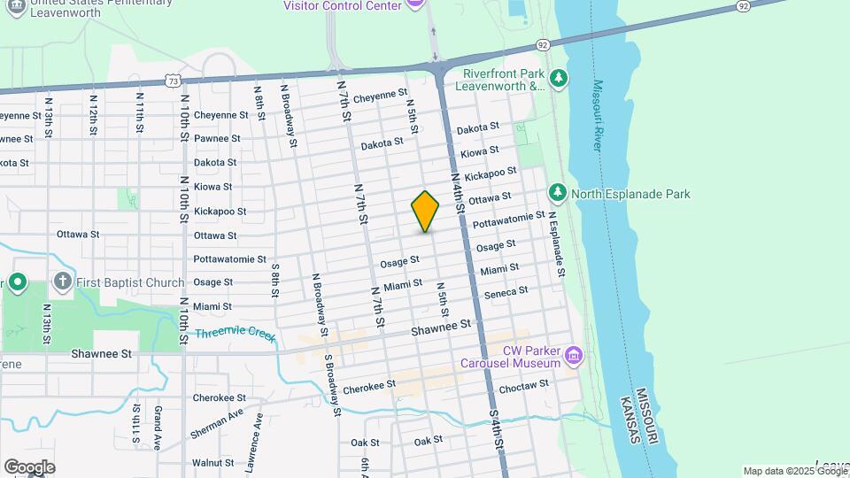 509 Pottawatomie St Map and Location Details