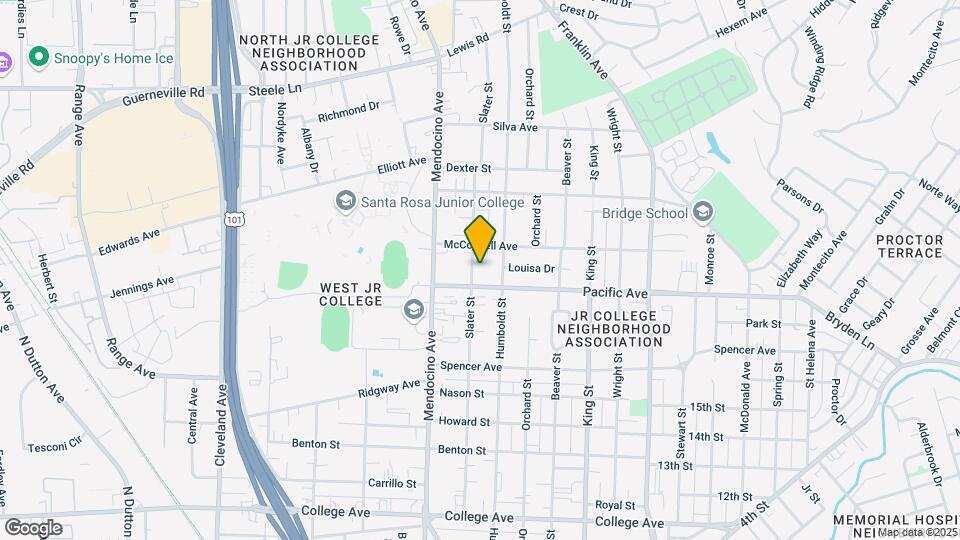 1384-1386 1388 Slater St Mapa y Detalles de la Ubicación
