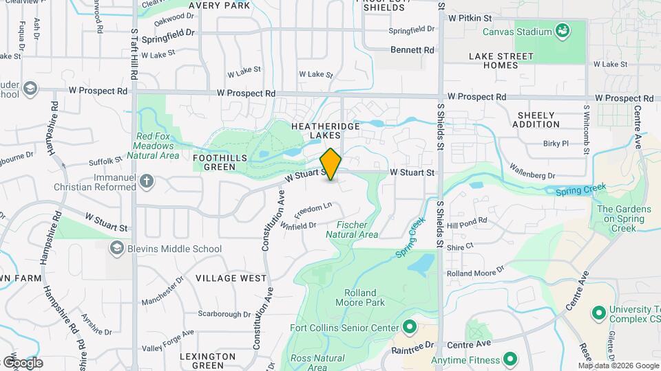 1480 Edgewood Ct Map and Location Details