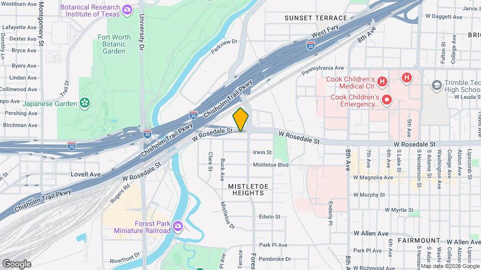 2314 W Rosedale St S Map and Location Details