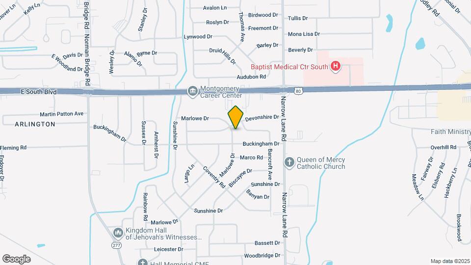 1311 Marlowe Dr Map and Location Details