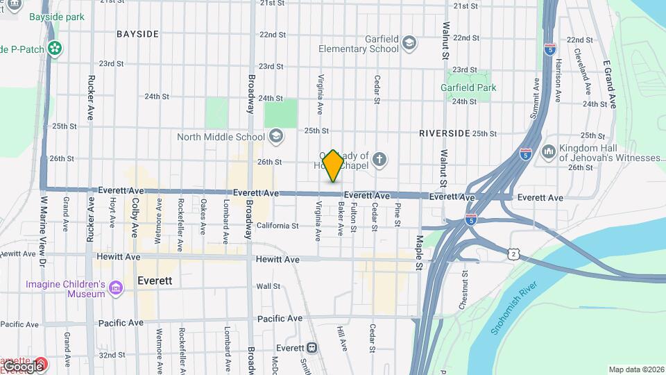2413 Everett Ave, Unit #2 Map and Location Details