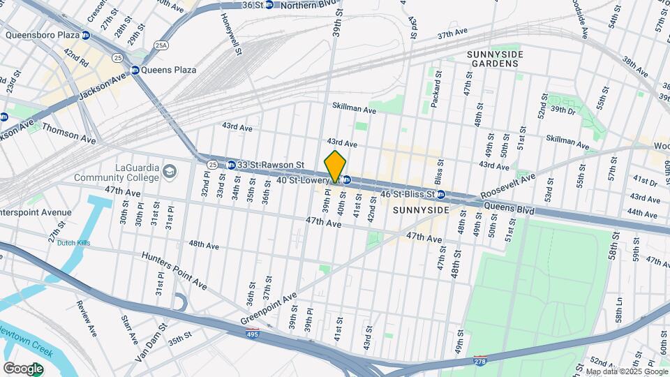 3924 Queens Blvd Mapa y Detalles de la Ubicación