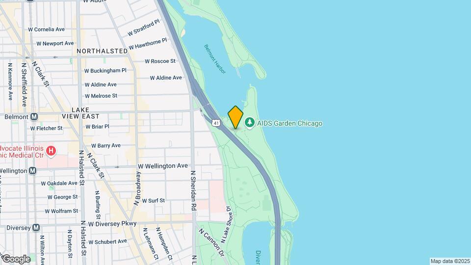3450 N Lake Shore Dr, Unit FL6-ID715 Map and Location Details