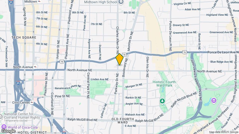 627 NE Parkway Dr Map and Location Details