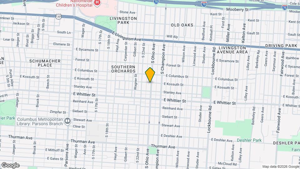 973 S Ohio Ave Map and Location Details