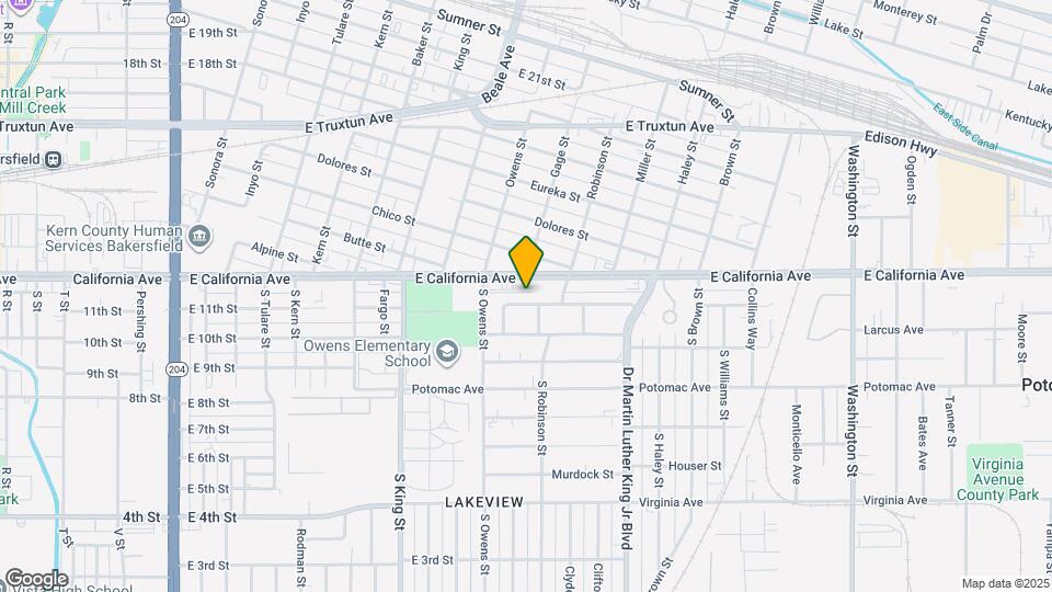 1001 S Owens St Map and Location Details