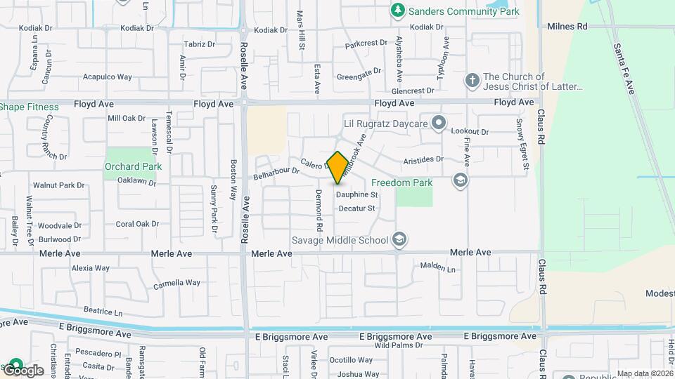 3201 Dauphine St Map and Location Details