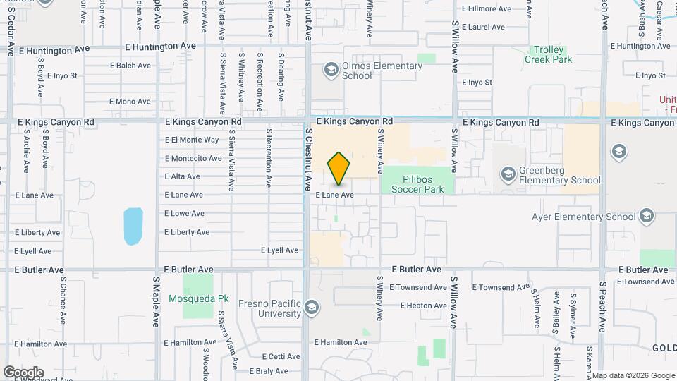 4841 E Lane Ave Mapa y Detalles de la Ubicación