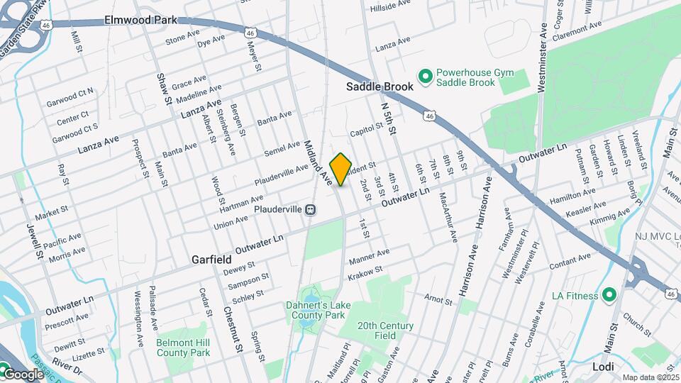 334 Midland Ave Map and Location Details