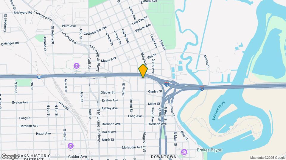 1445 Magnolia St Map and Location Details