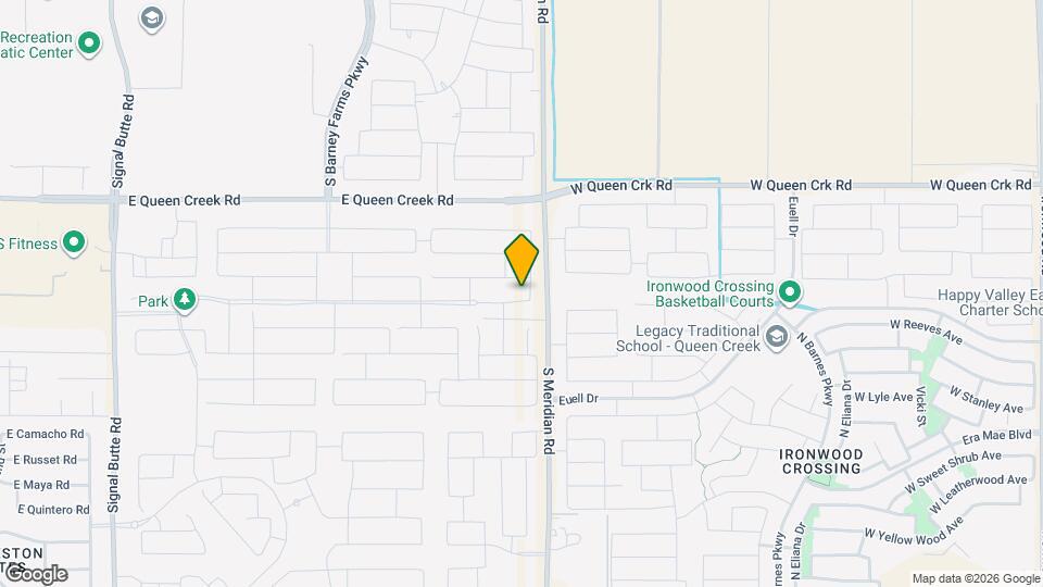 23158 E Saddle Way Map and Location Details