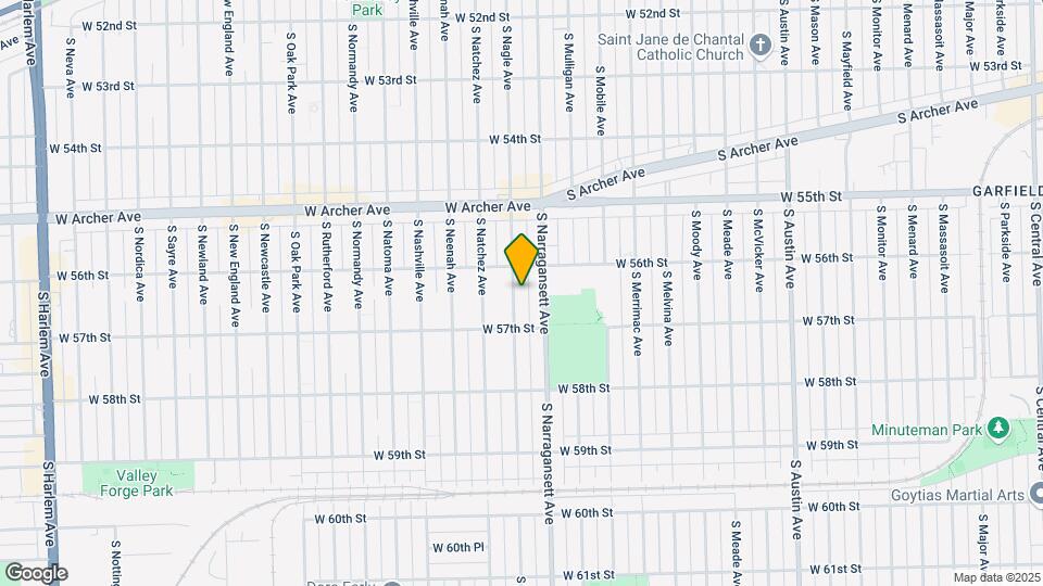 5623 S Nagle Ave Map and Location Details