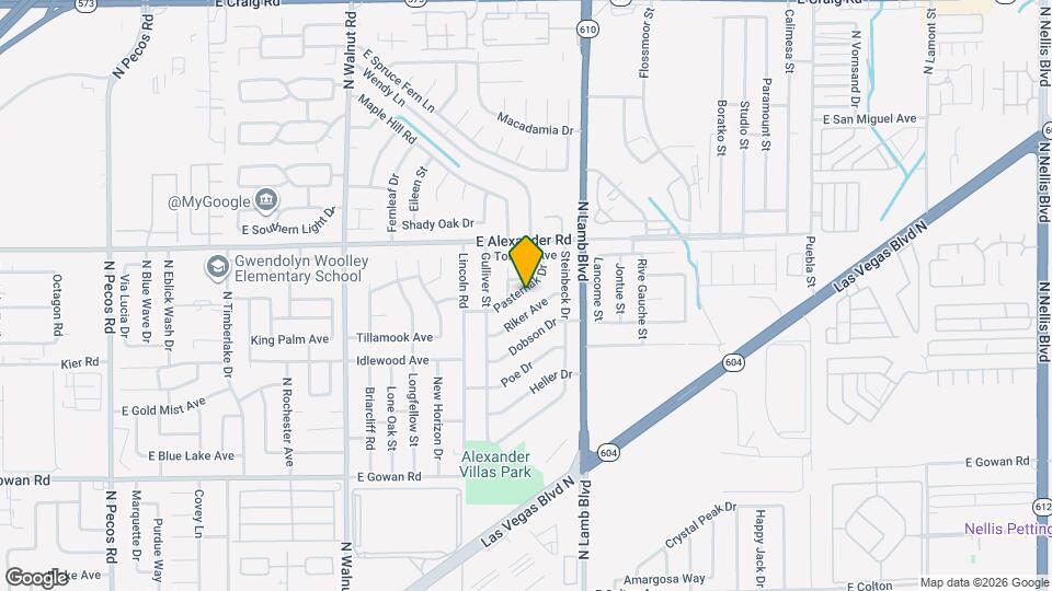 4195 Pasternak Dr Map and Location Details