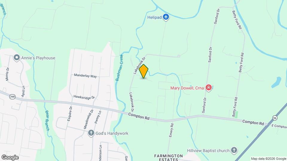 1136 Lakes Edge Dr Map and Location Details