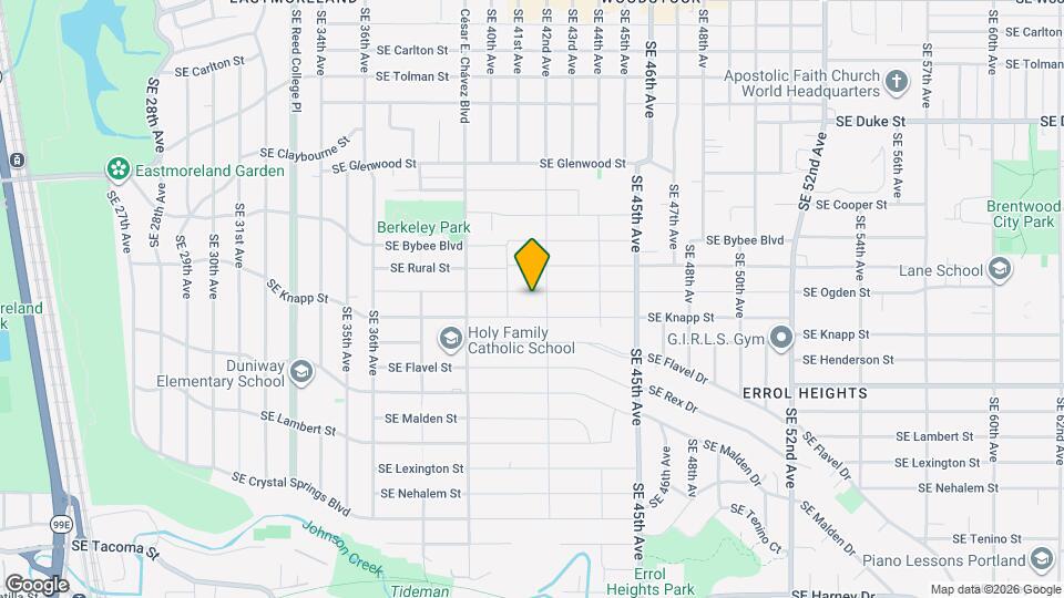 4144 SE Ogden St Map and Location Details