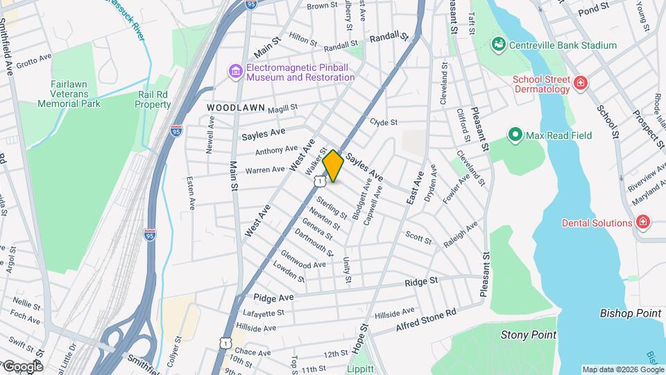 107 Waltham St Map and Location Details