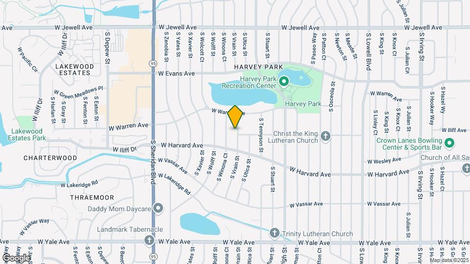 2271 S Vrain St Map and Location Details
