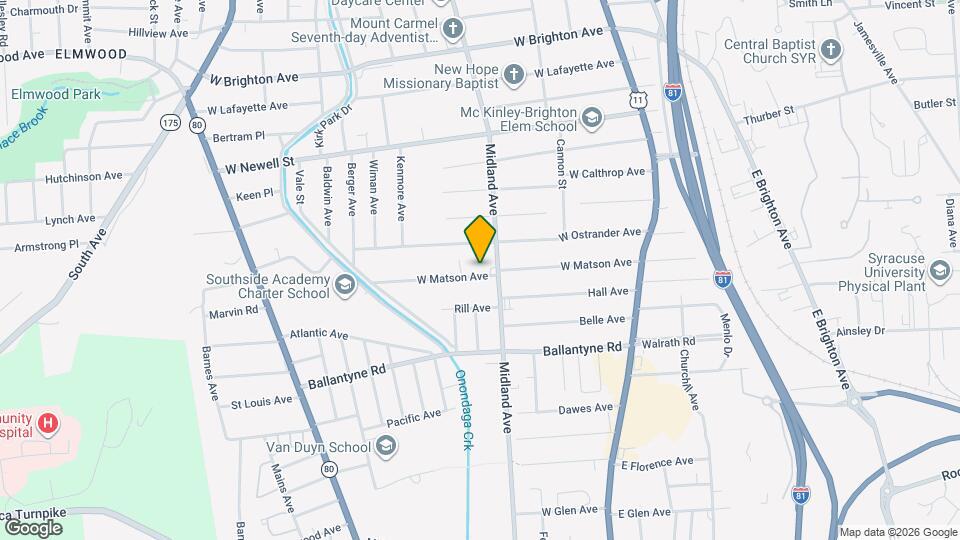 306 W Matson Ave Map and Location Details