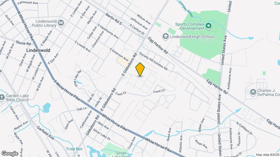 401 E Gibbsboro Rd Mapa y Detalles de la Ubicación