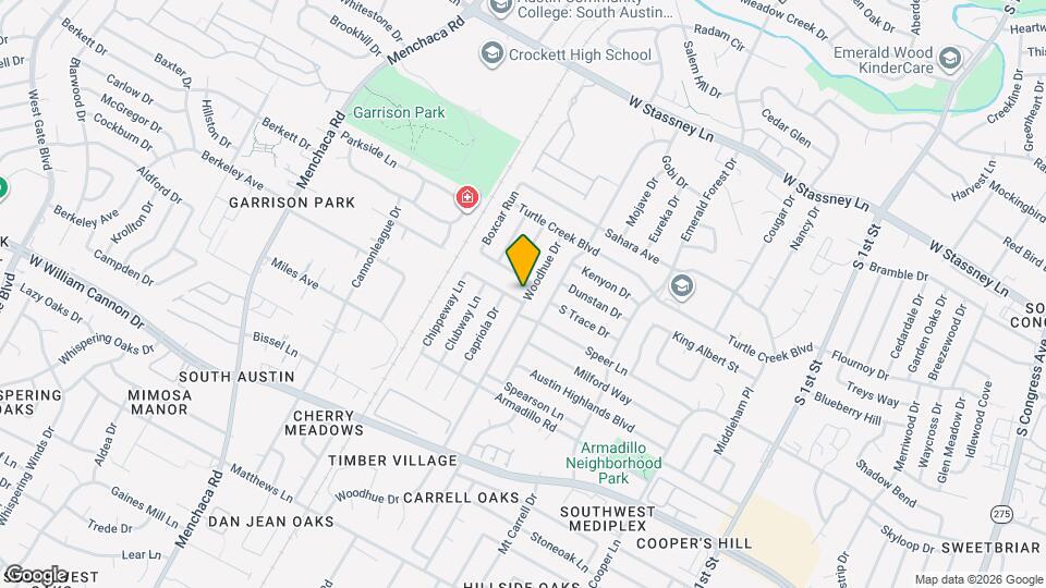 1400 Chippeway Ln Map and Location Details