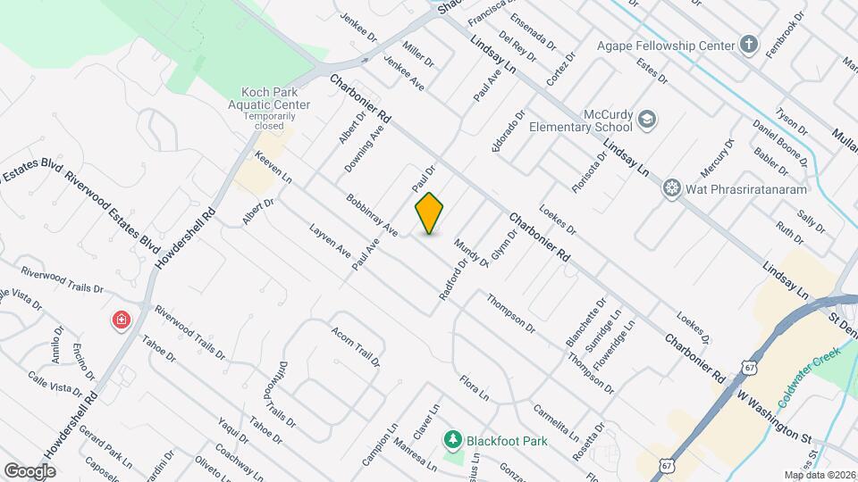 1575 Bobbinray Ave Map and Location Details