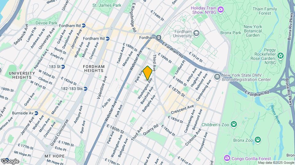 2357 Washington Ave Mapa y Detalles de la Ubicación