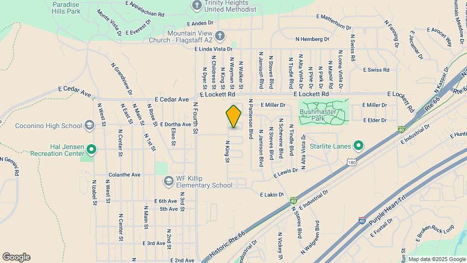 2409 E Eva Loop Map and Location Details