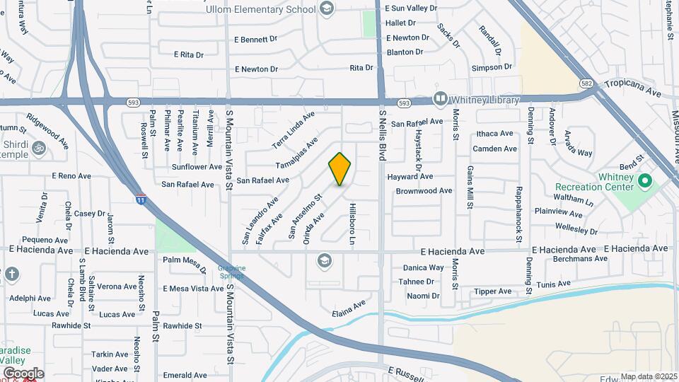 5111 Orinda Ave Map and Location Details