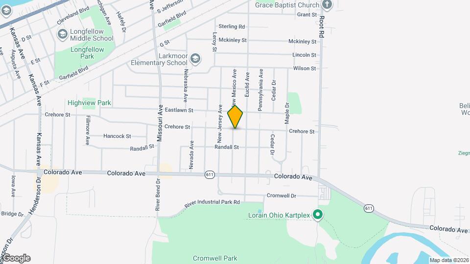 2900 Crehore St, Unit 1 Map and Location Details