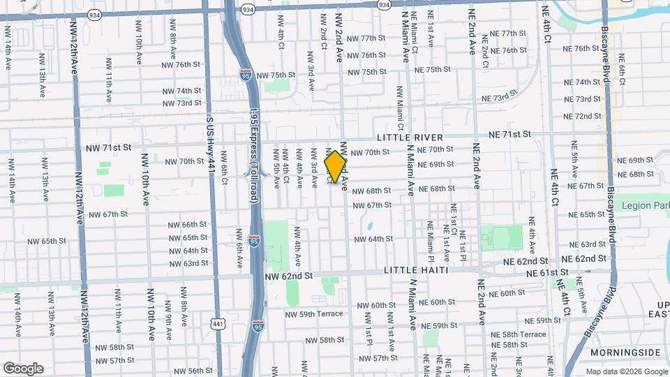 6801 NW 2nd Ct Map and Location Details