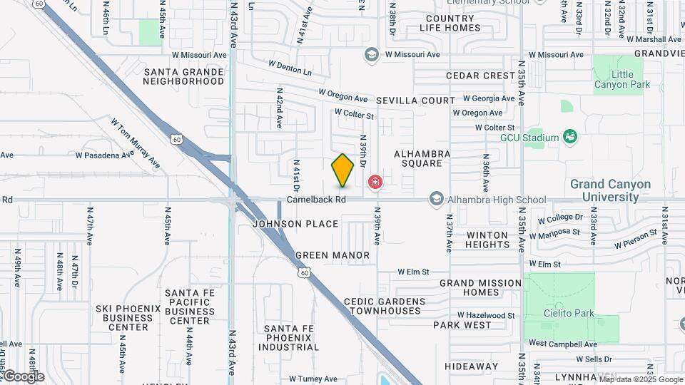 3959 W Palomino Rd Map and Location Details