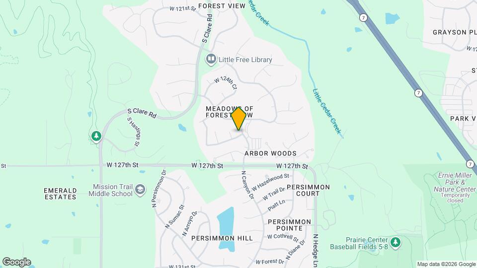 12566 S Canyon Dr Map and Location Details