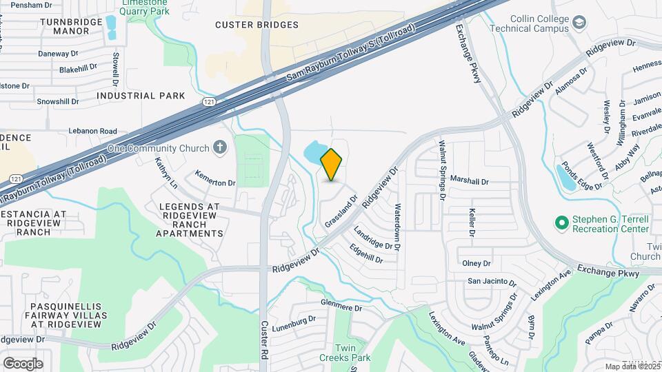 2107 Grassland Dr Map and Location Details