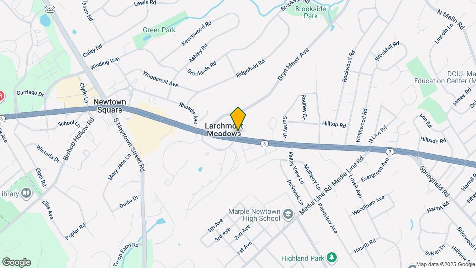 3421 West Chester Pike Map and Location Details