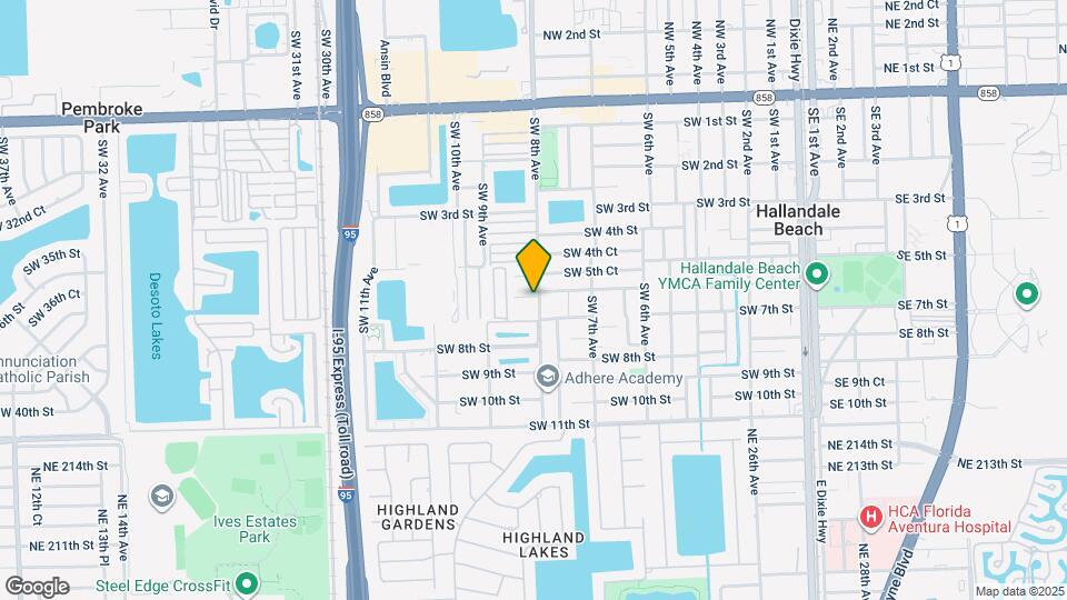 602 SW 8th Ave Map and Location Details