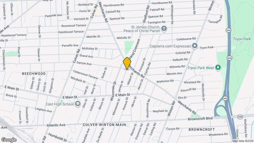 146 Jersey St Mapa y Detalles de la Ubicación