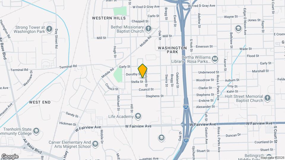 2112 Stella St Map and Location Details