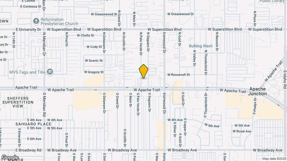 Palo Verde Apartments Map and Location Details