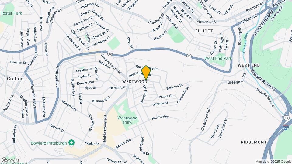 1223 Colescott St Map and Location Details