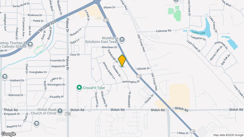 4614 Edinburgh Dr Map and Location Details